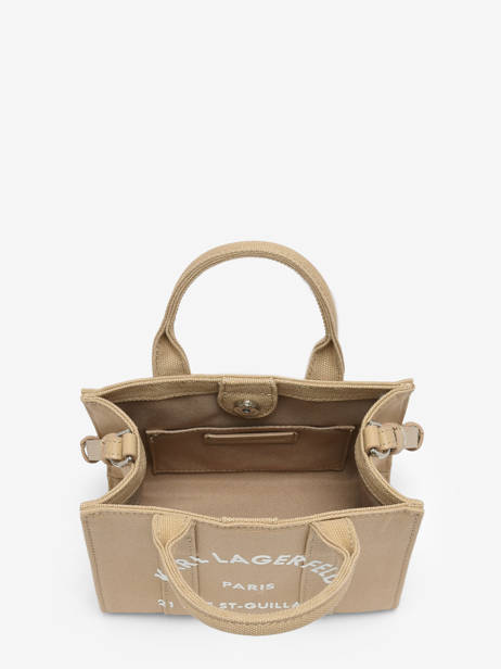 Sac Bandoulière Rsg Coton Karl lagerfeld Beige rsg A1W50118 vue secondaire 3