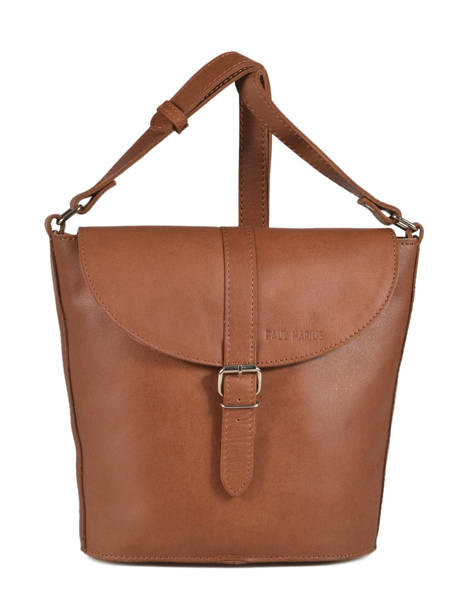 Sac Bandoulière Vintage Cuir Paul marius Marron vintage AUTHEN-M