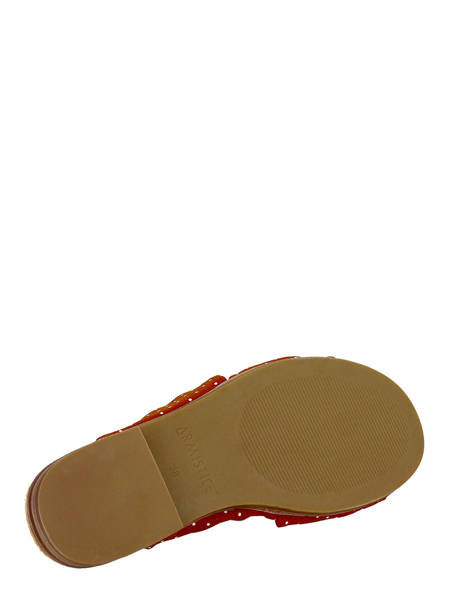 Mules Armistice Rouge women RIO6 vue secondaire 5