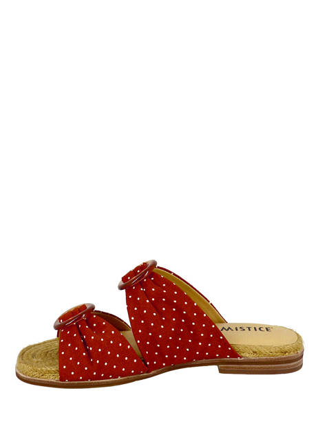 Mules Armistice Rouge women RIO6 vue secondaire 2