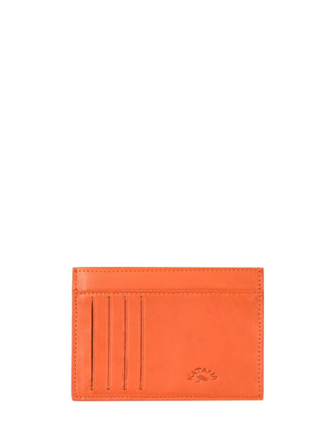 Porte-cartes Cuir Katana Orange marina 753001