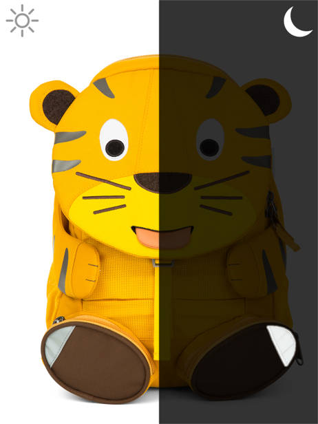 Sac à Dos 1 Compartiment Affenzahn Orange large friends AFZ-FAL3 vue secondaire 7