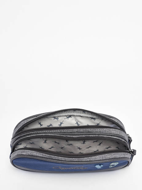 Trousse 2 Compartiments Cameleon Violet vintage pin's TROU vue secondaire 2